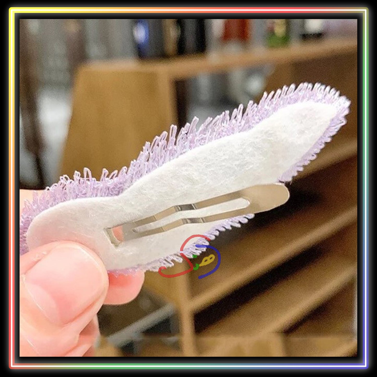 Shimmery Leaf Hair Clip