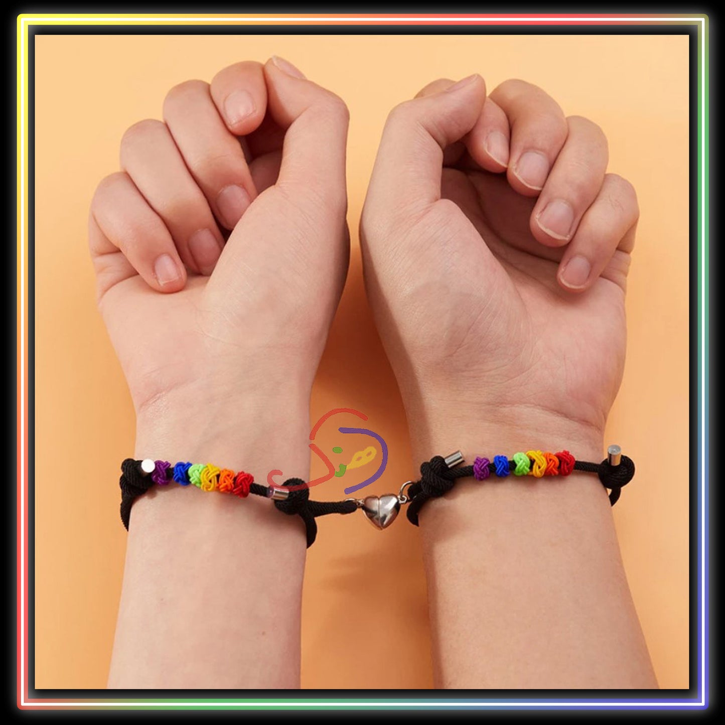 Hearty Magnetic Couple Bracelets