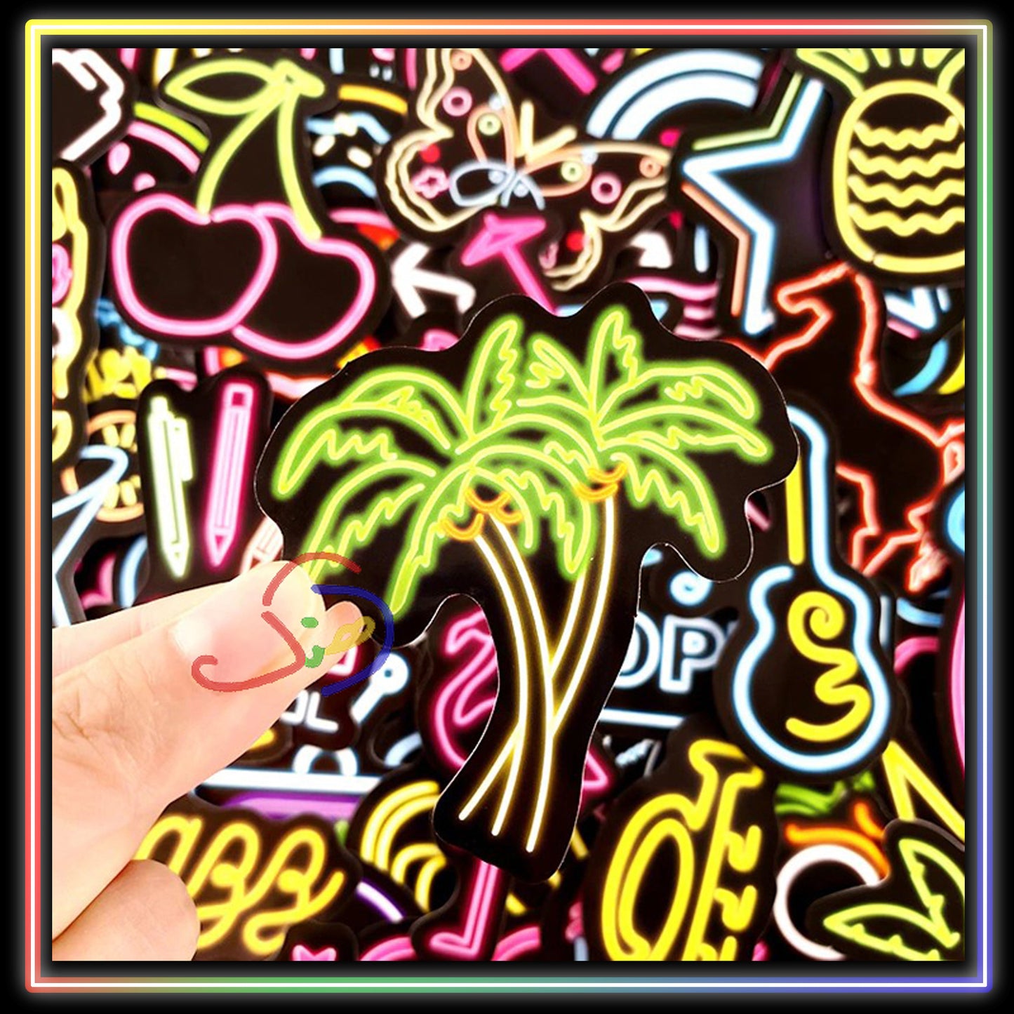 Neon Decorative Stickers