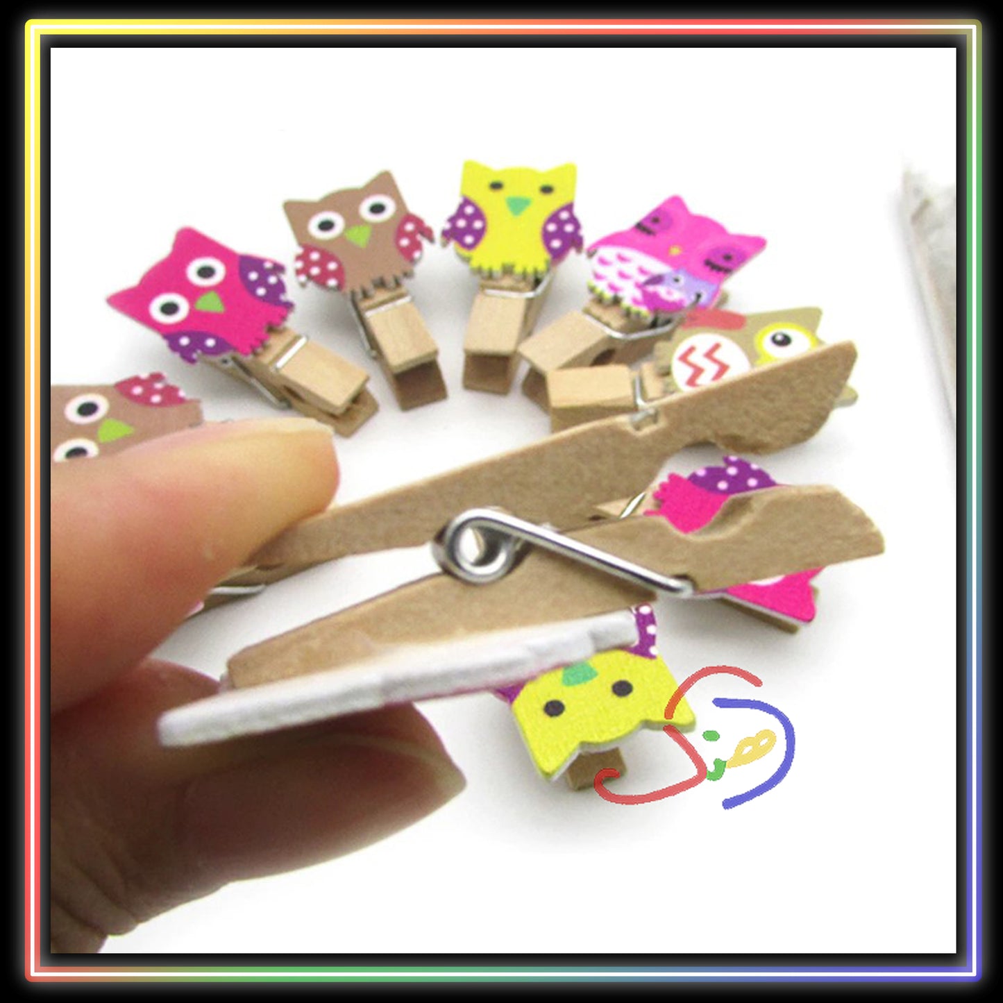 Funky Owl Mini Clips