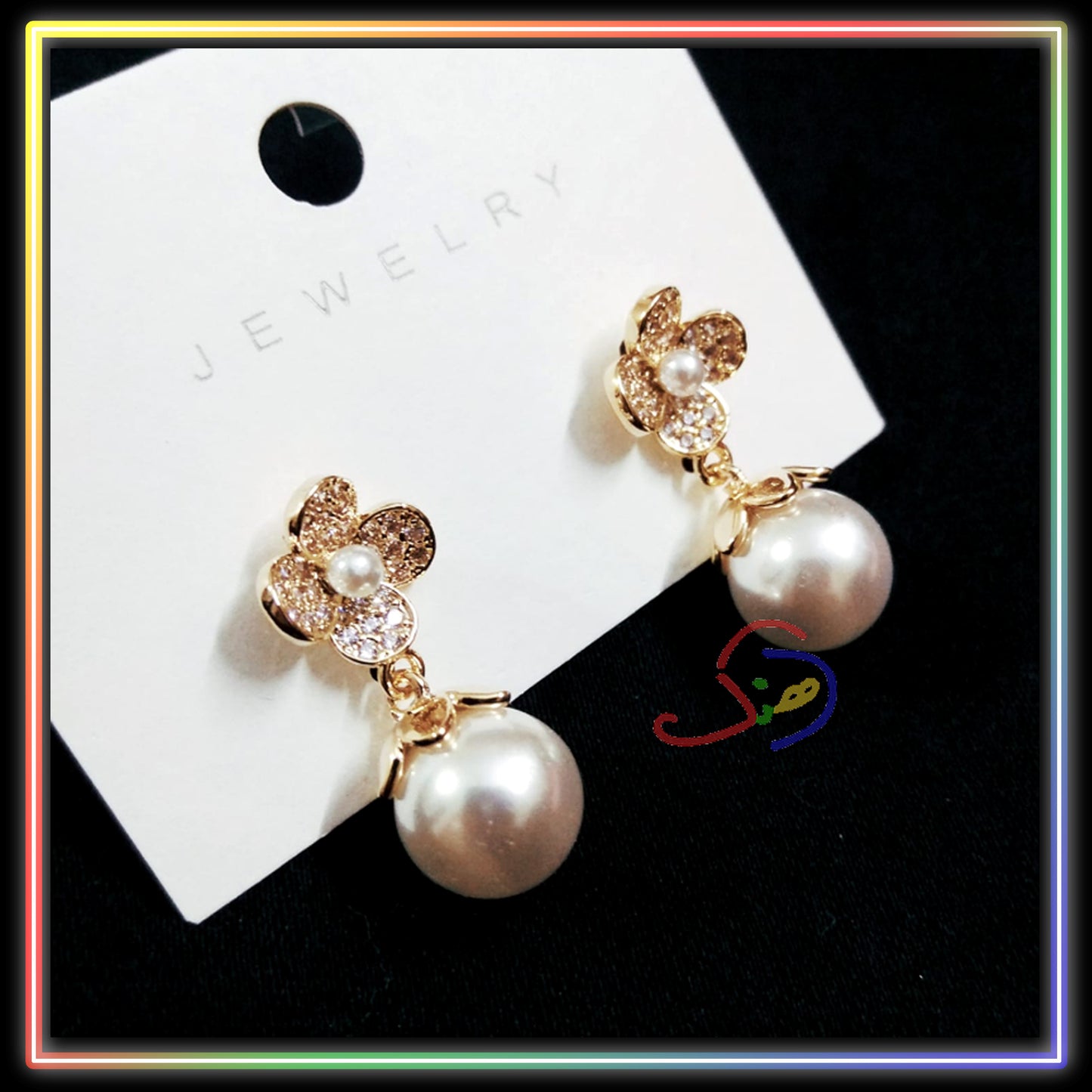 Dangle Pearl Earrings