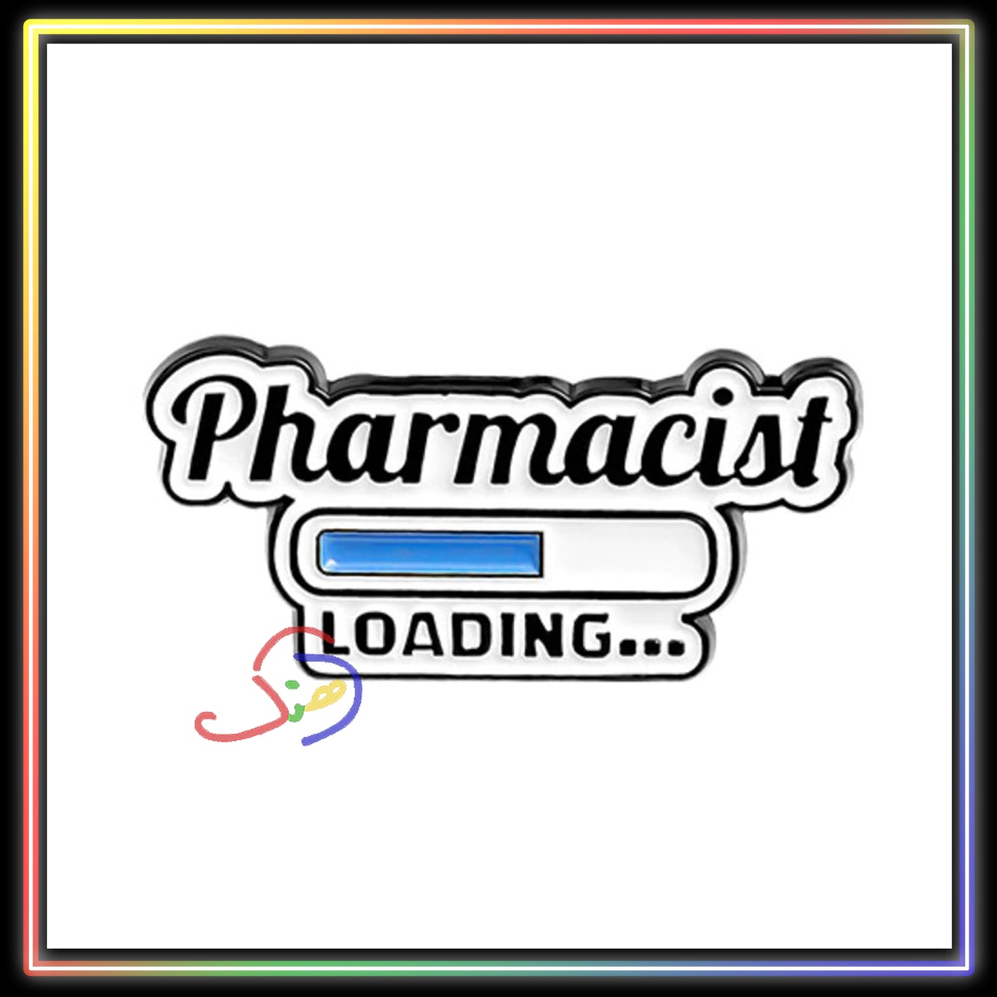 Pharmacist Loading Brooch