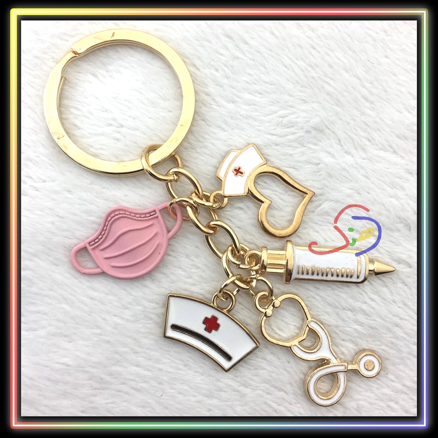 Pink Medical Charms