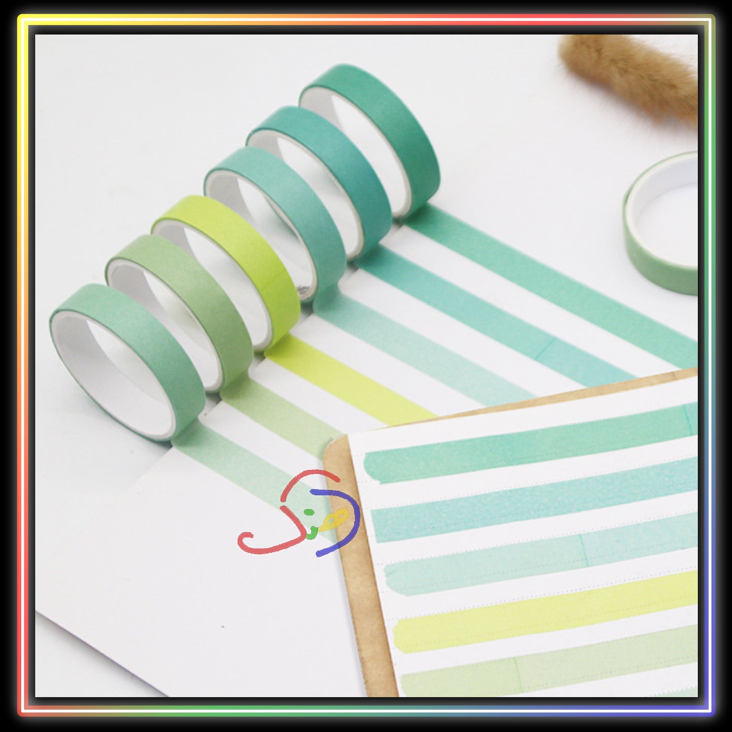 Rainbow Decorative Tapes