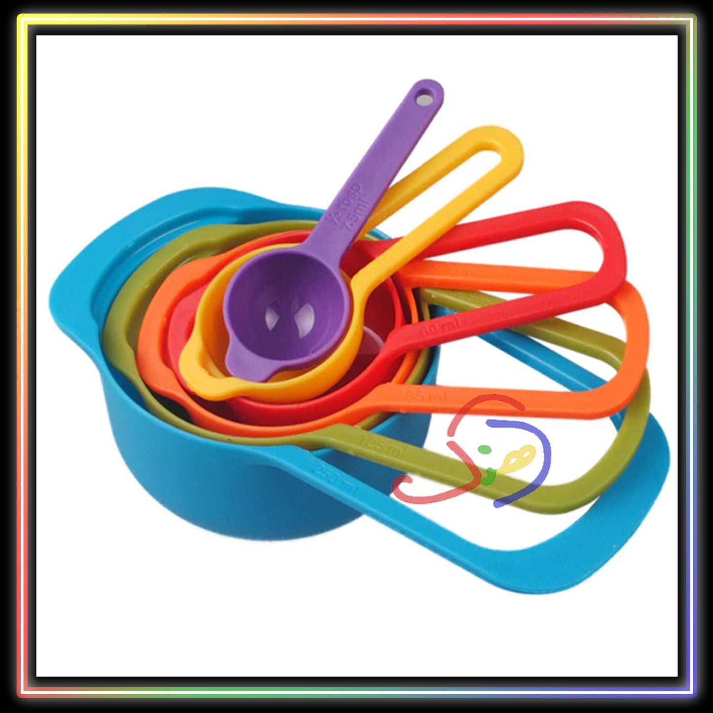 Rainbow Measuring Cups