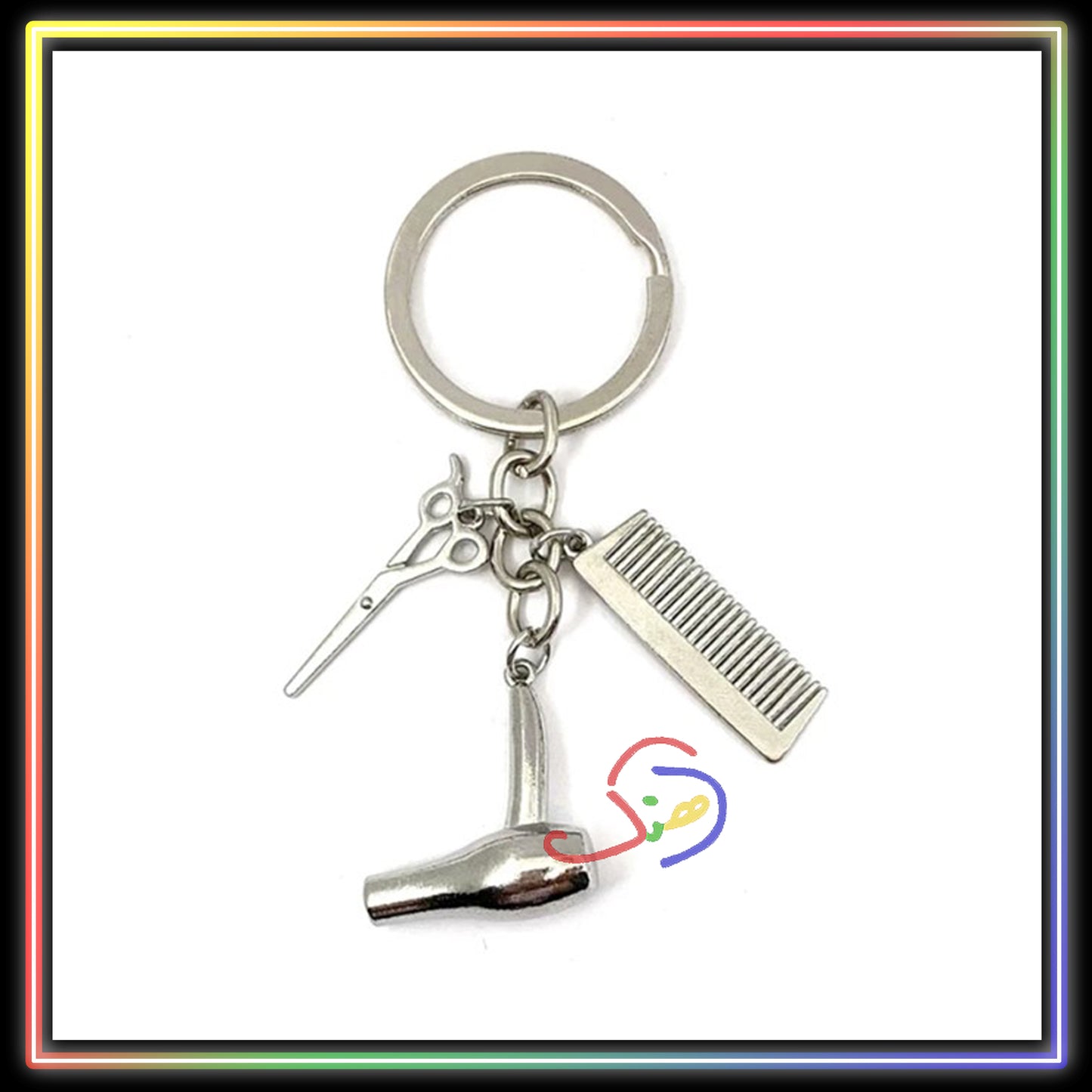 Hair Stylist Keychain