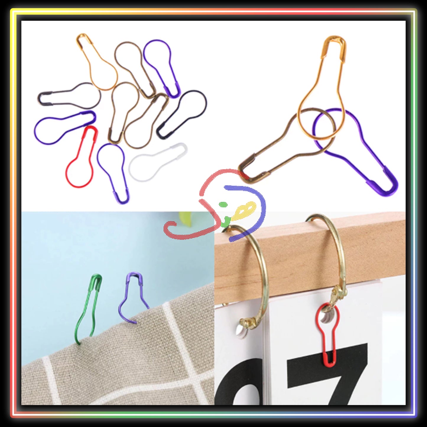 Hijab/ Scarf Pins (Multi-Purpose)