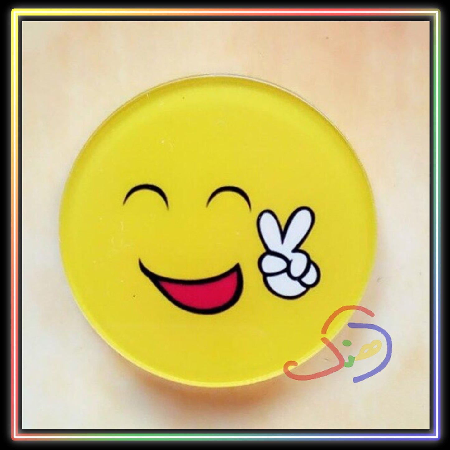 Smiley Badge