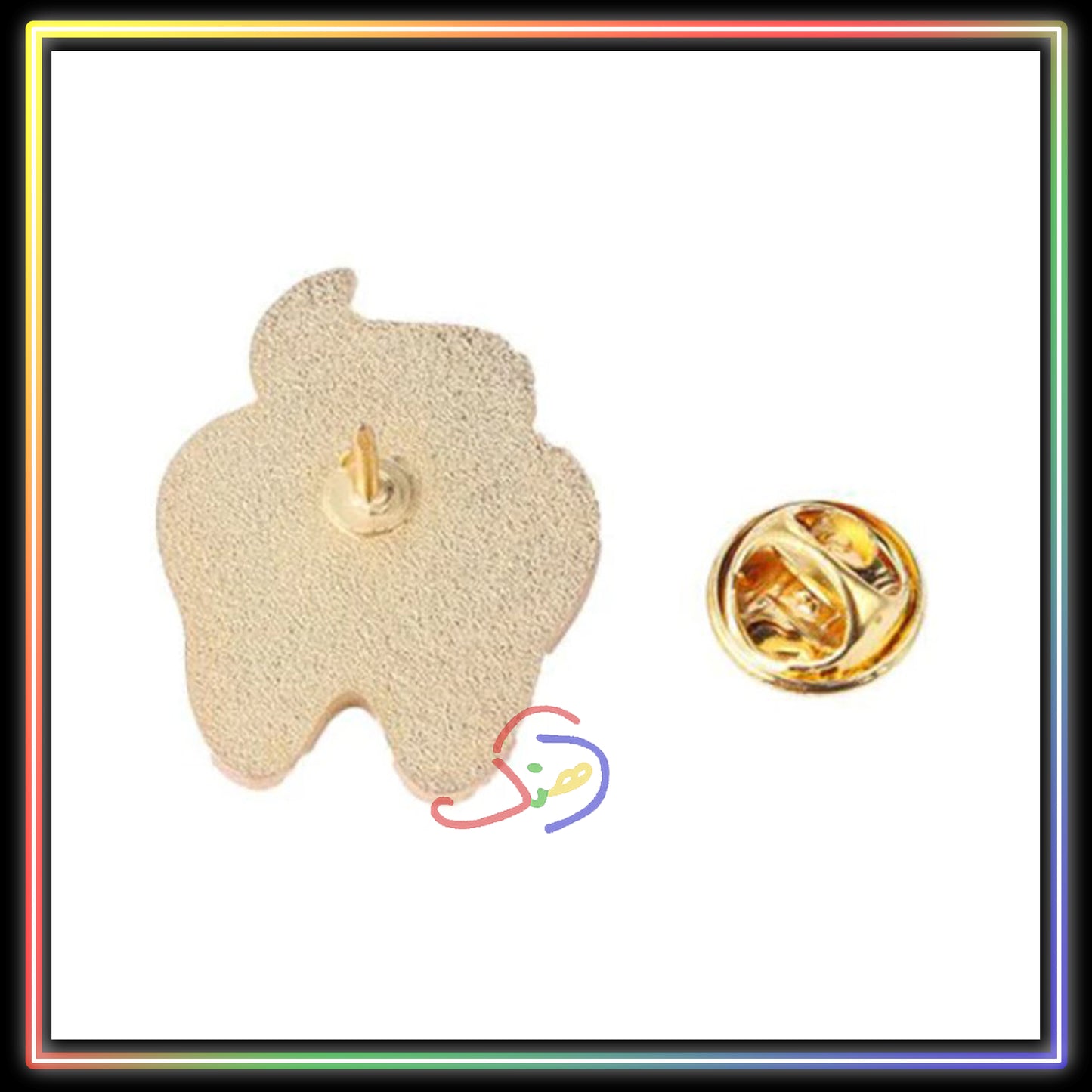 Smiling Tooth Brooch Pin