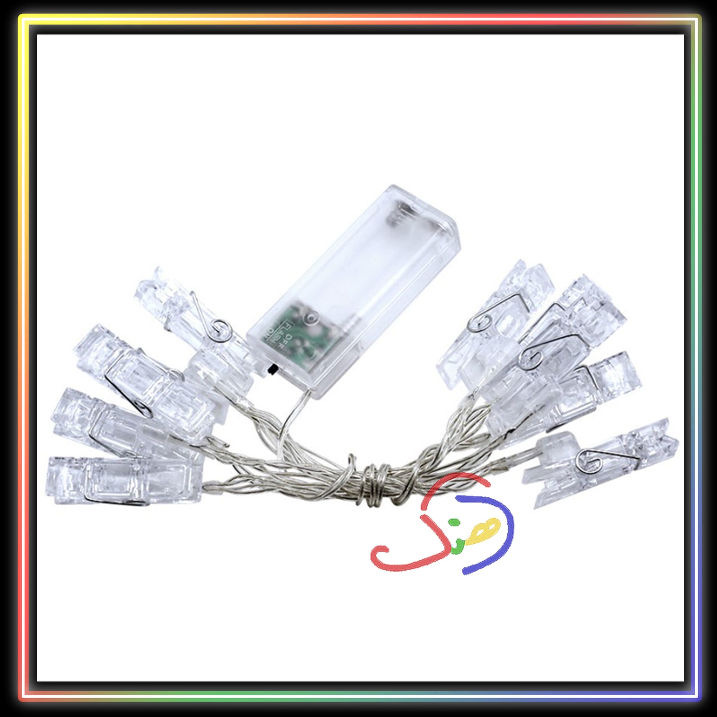 10 Clips LED Light String