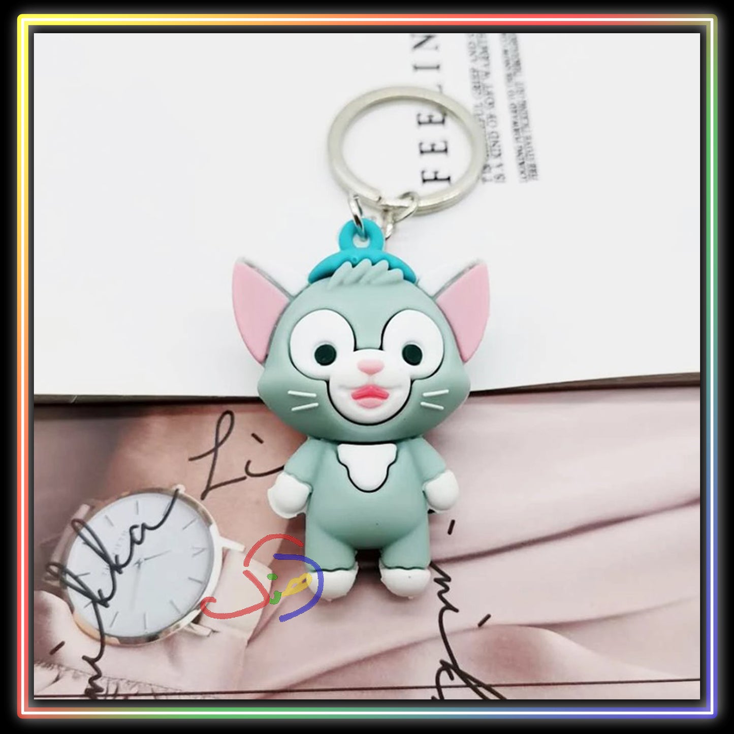 Silicone Tom Keychain