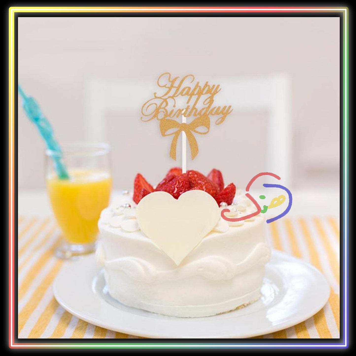 Happy Birthday Cake Topper
