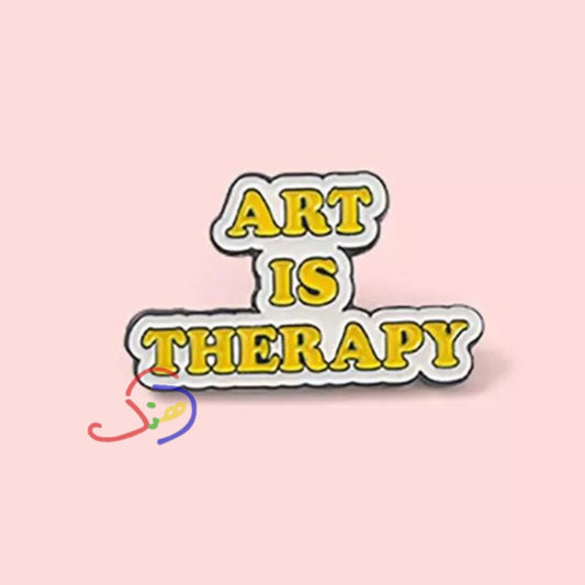 Art is Therapy Brooch