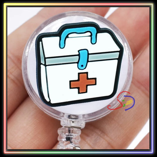 Retractable Card Holder (First Aid Box)