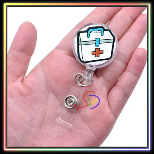 Retractable Card Holder (First Aid Box)