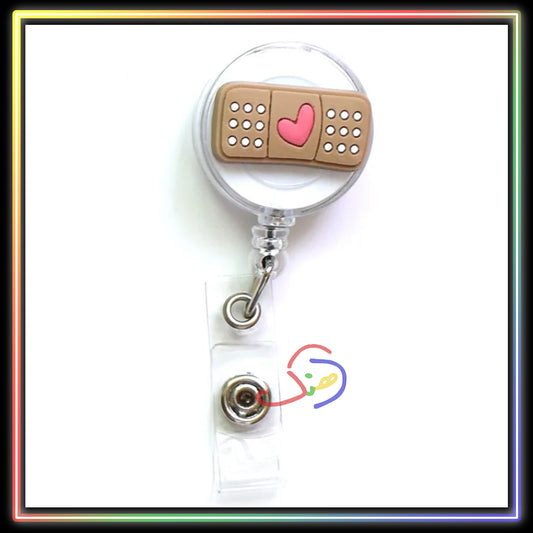 Retractable Card Holder (Cute Bandage)