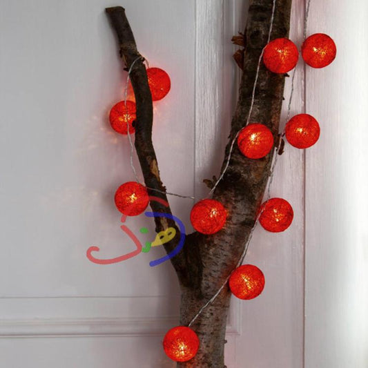 LED Light Balls String (Red)