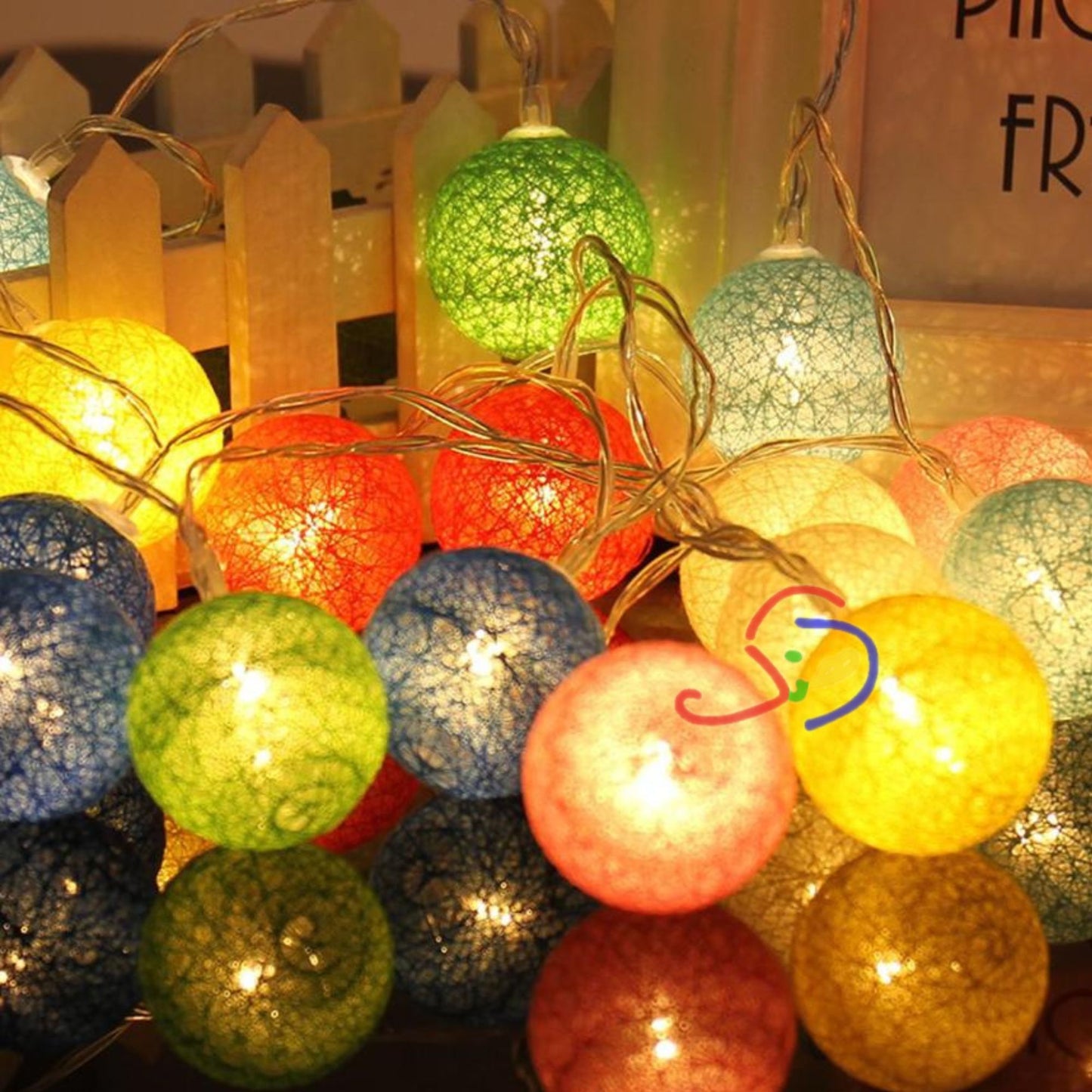 LED Light Balls String (Multi)