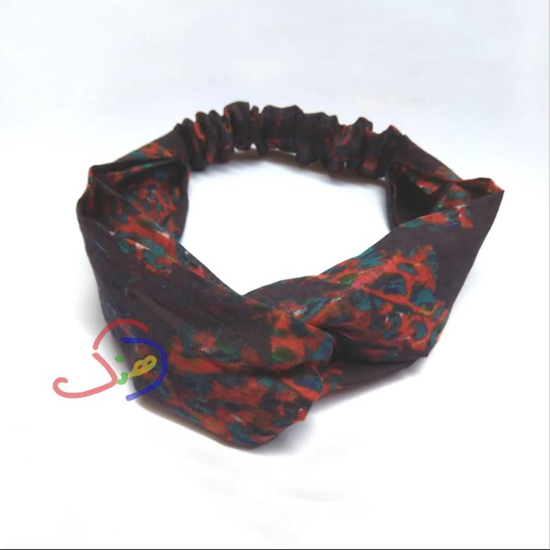 Navy Blue Bandana Headband