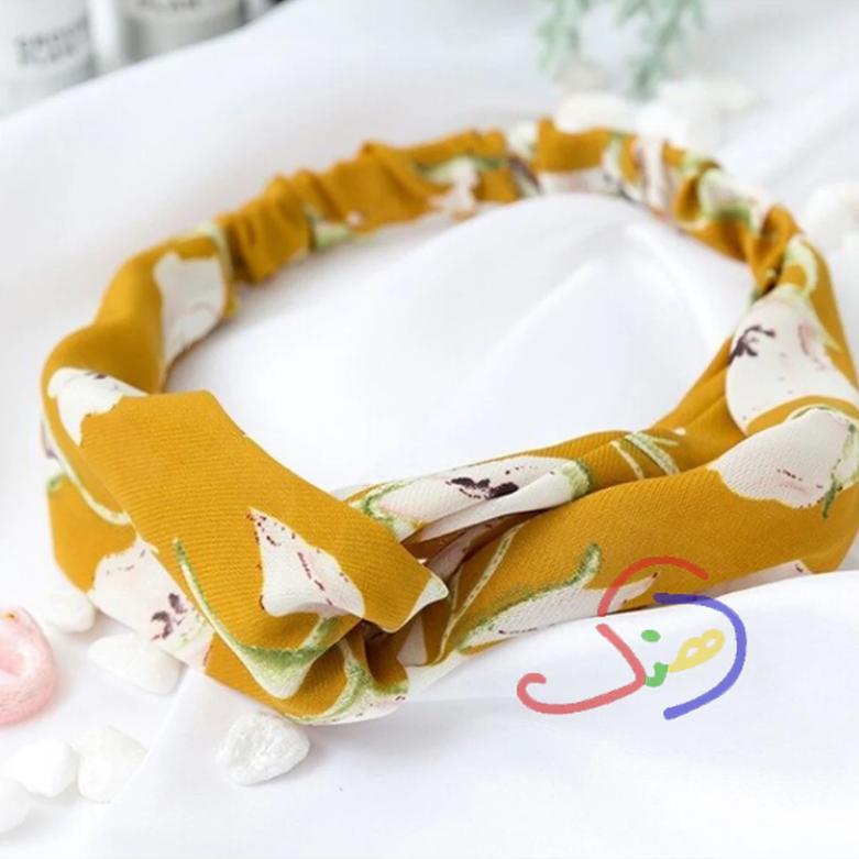 Mustard Floral Headband