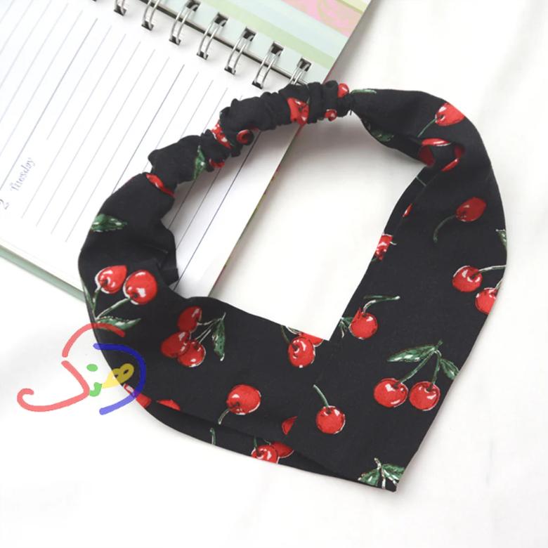 Cherry Bandana Headband