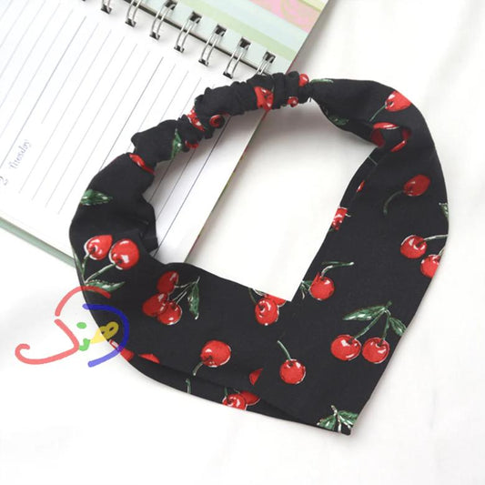 Cherry Bandana Headband