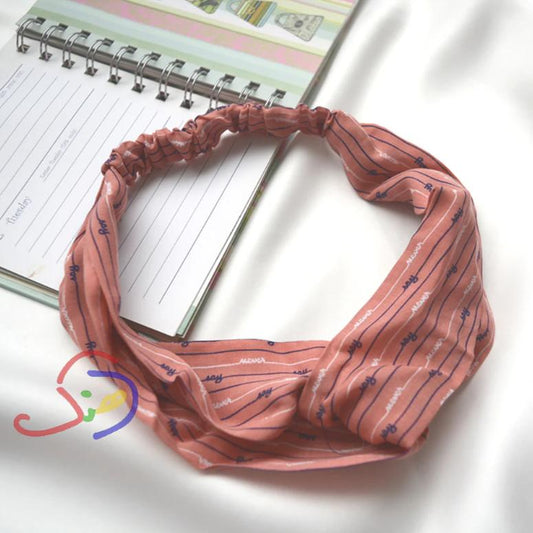 Texted Bandana Headband