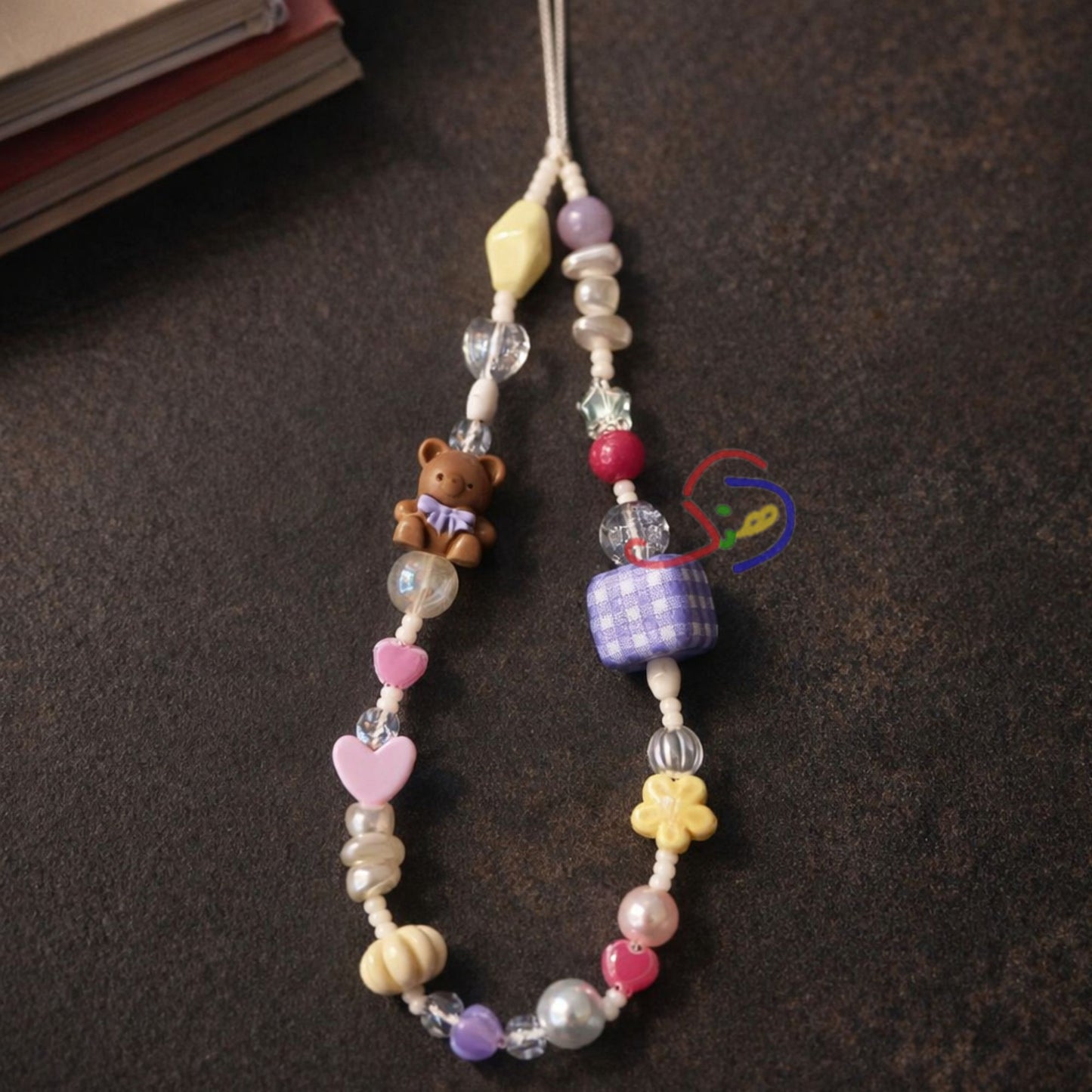 Cute Teddy Phone Charm