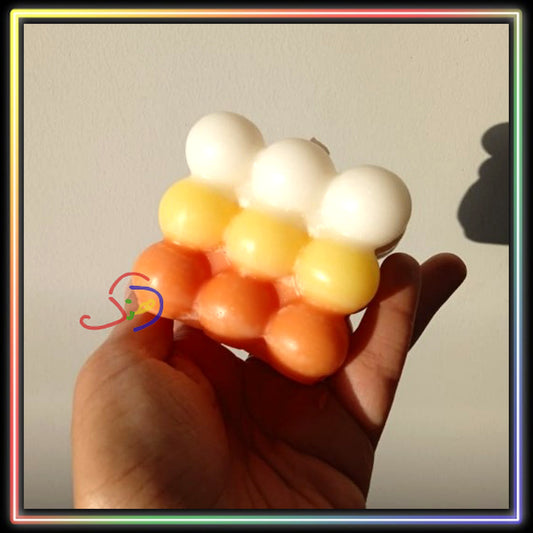Tricolor Bubble Candle