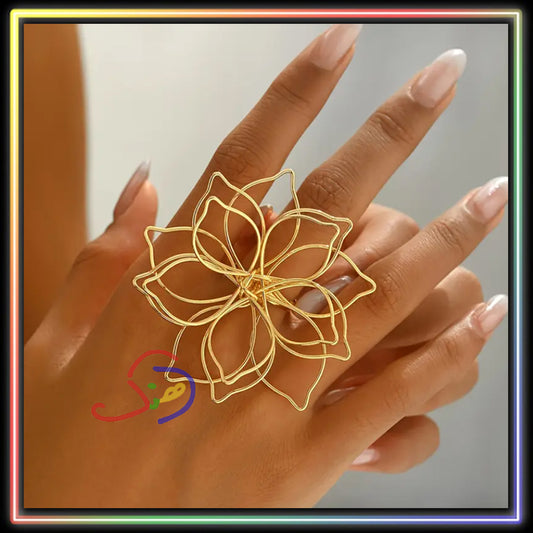 Minimalist Floral Ring