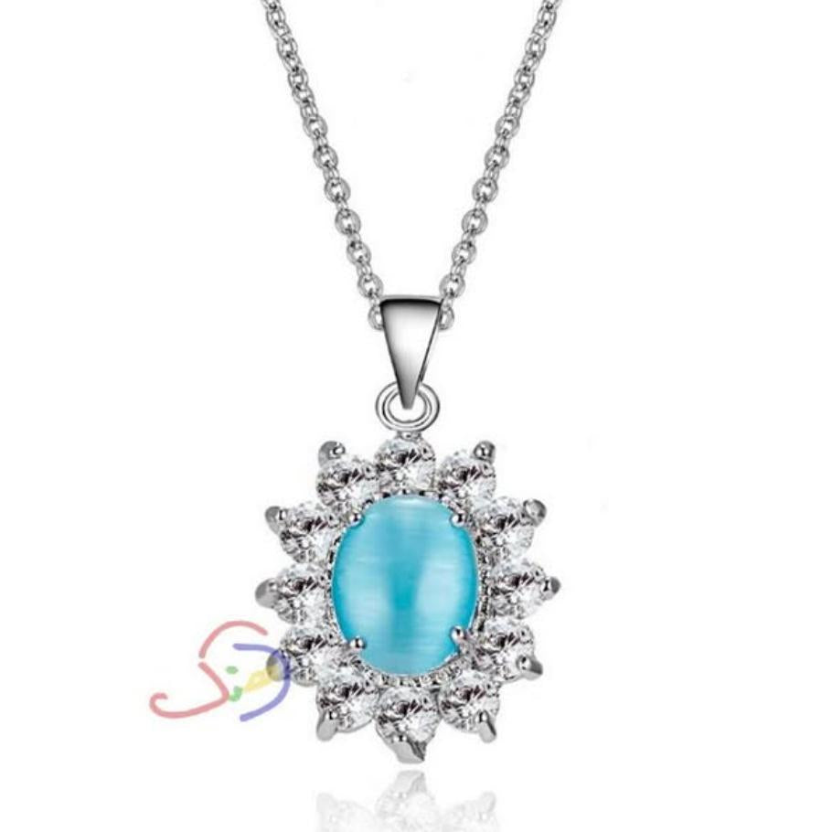 Blue Stone Necklace
