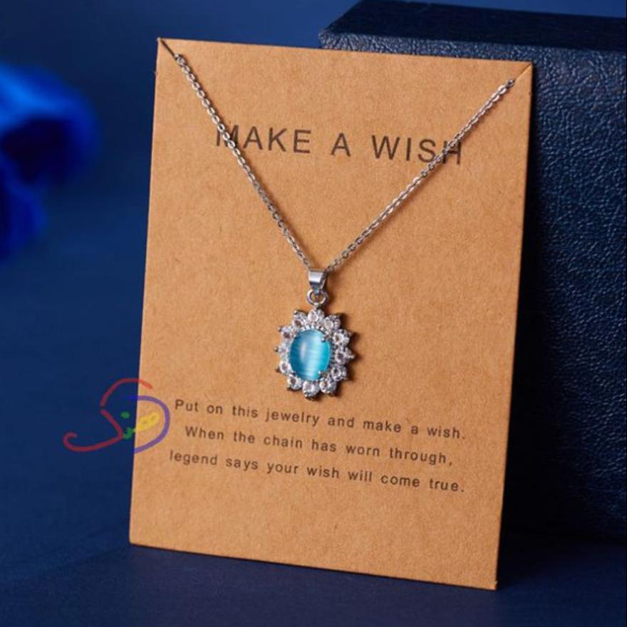 Blue Stone Necklace