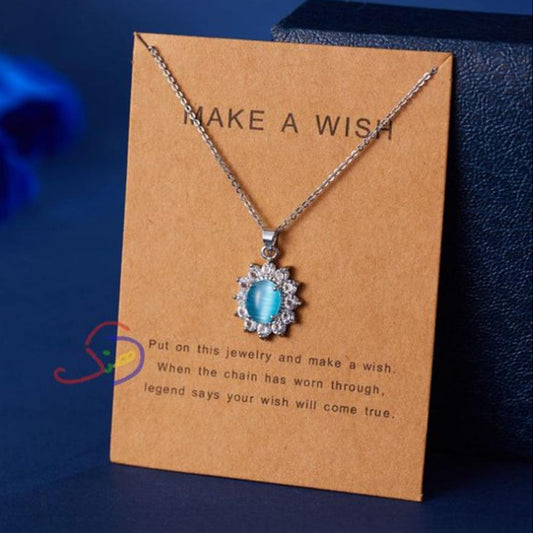 Blue Stone Necklace