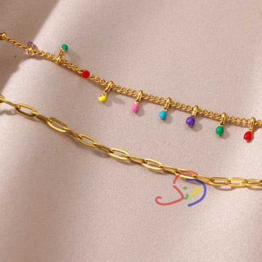 Colorful Boho Anklet