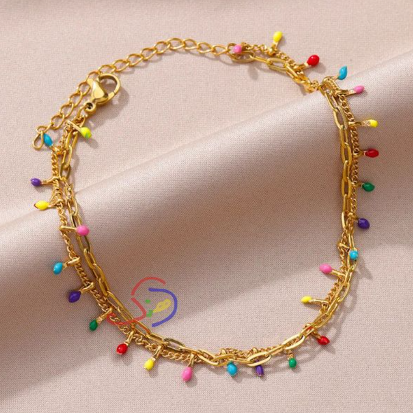 Colorful Boho Anklet