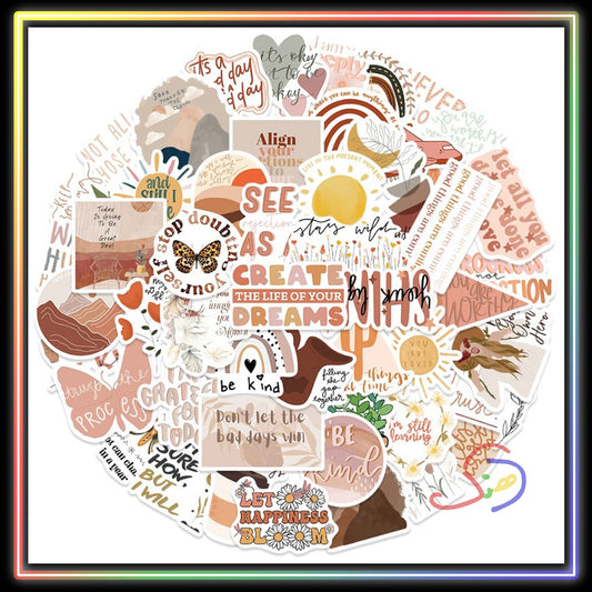 Boho Inspirational Stickers