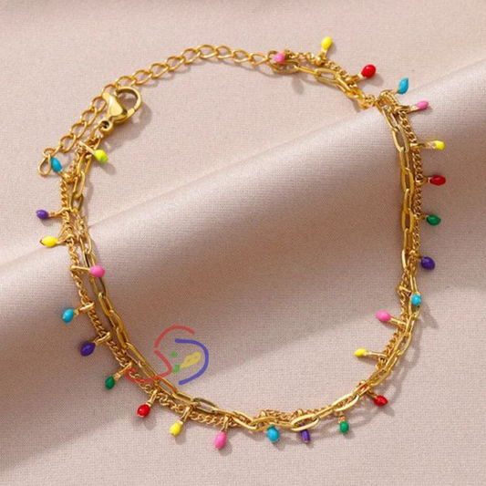 Colorful Boho Anklet