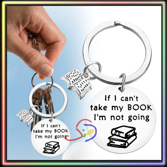 Bookworm Keychain