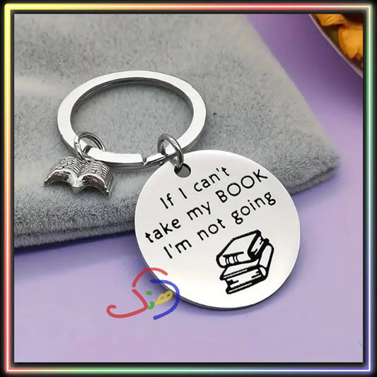 Bookworm Keychain