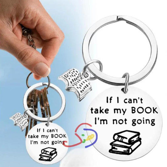 Bookworm Keychain