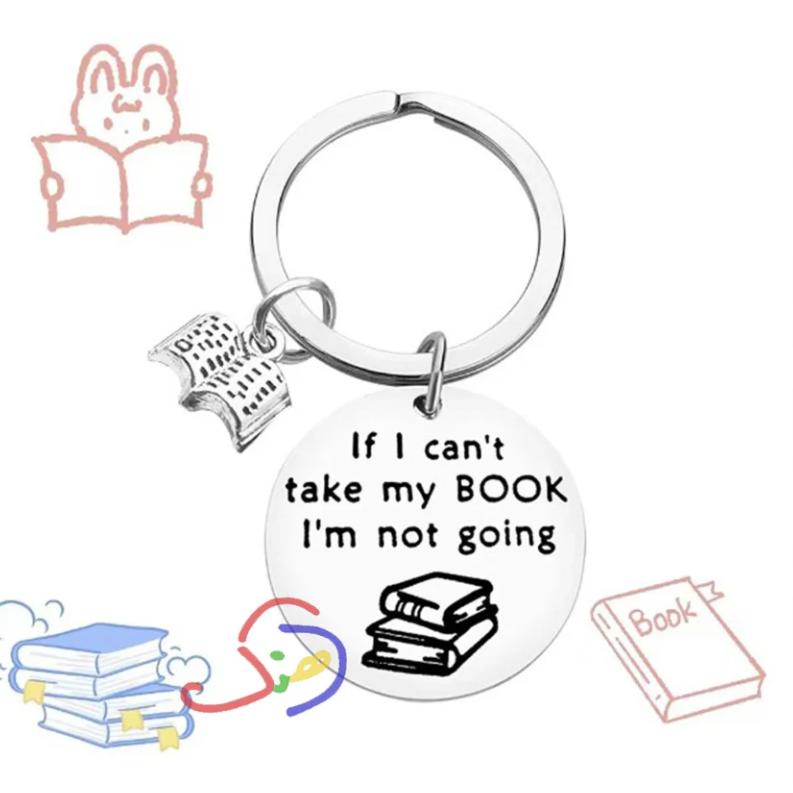 Bookworm Keychain