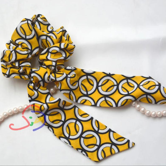 Bow Scrunchie (Circles)