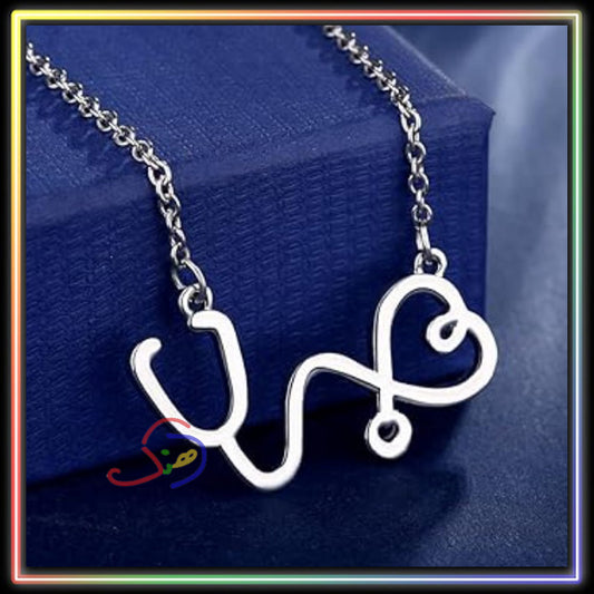 Hearty Stethoscope Pendant