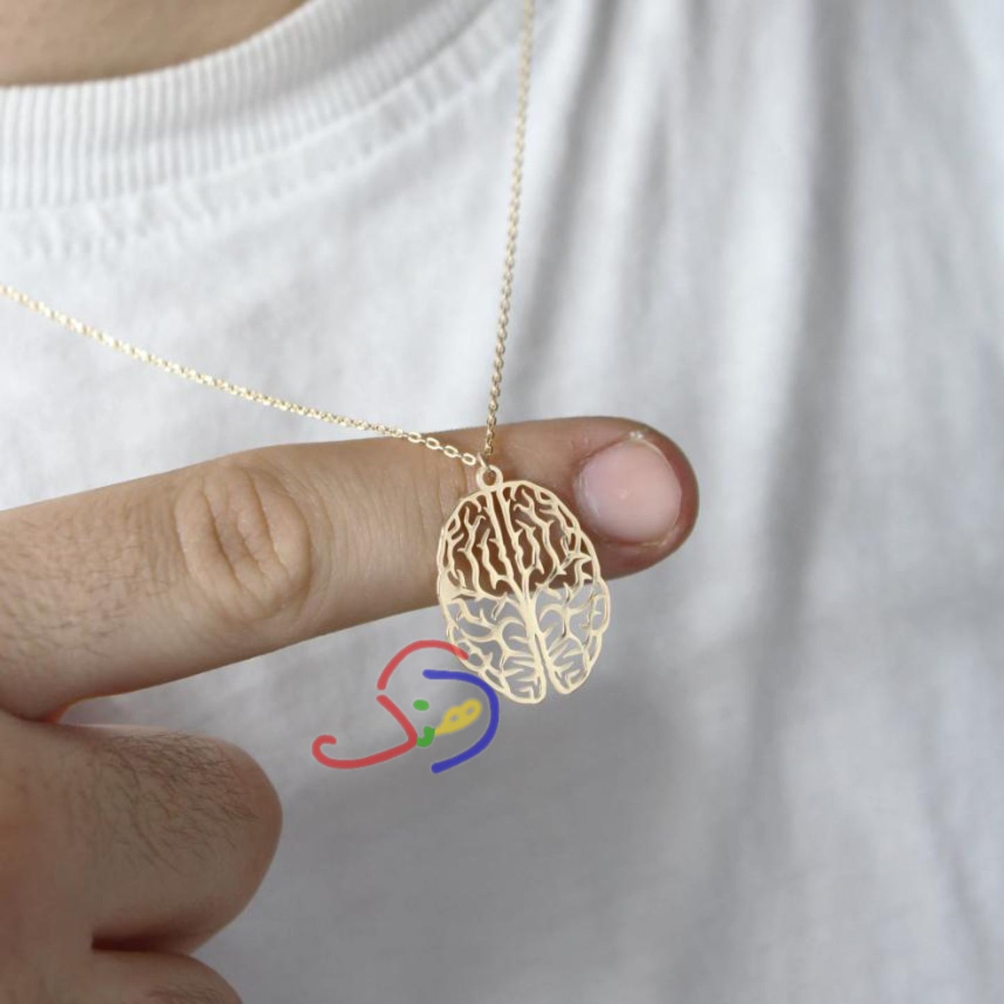 Brain Style Pendant