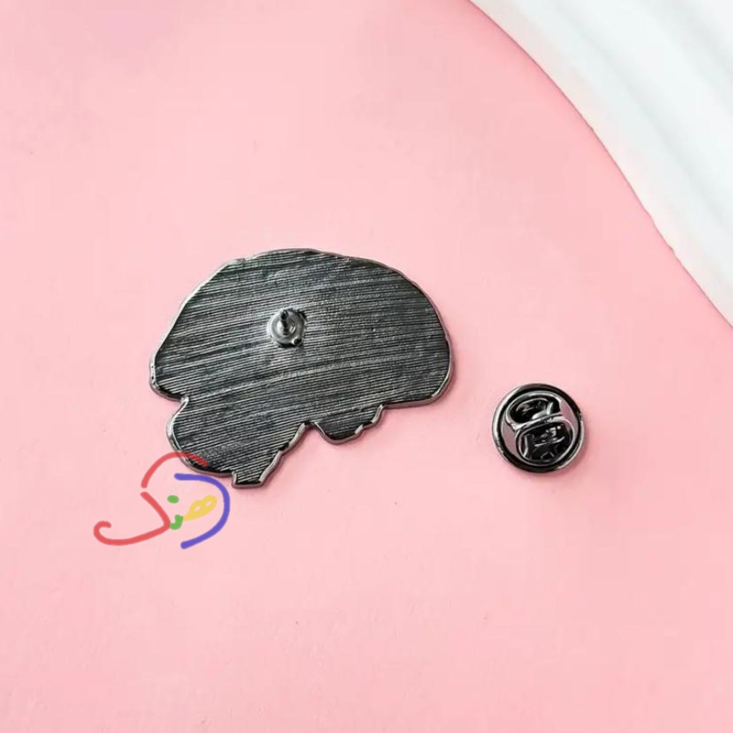 Brain Structure Brooch