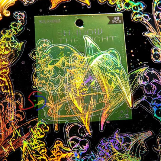 Laser Bronze Stickers