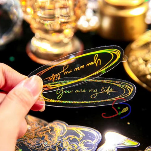 Laser Bronze Stickers