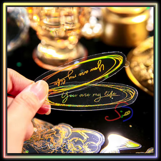 Laser Bronze Stickers