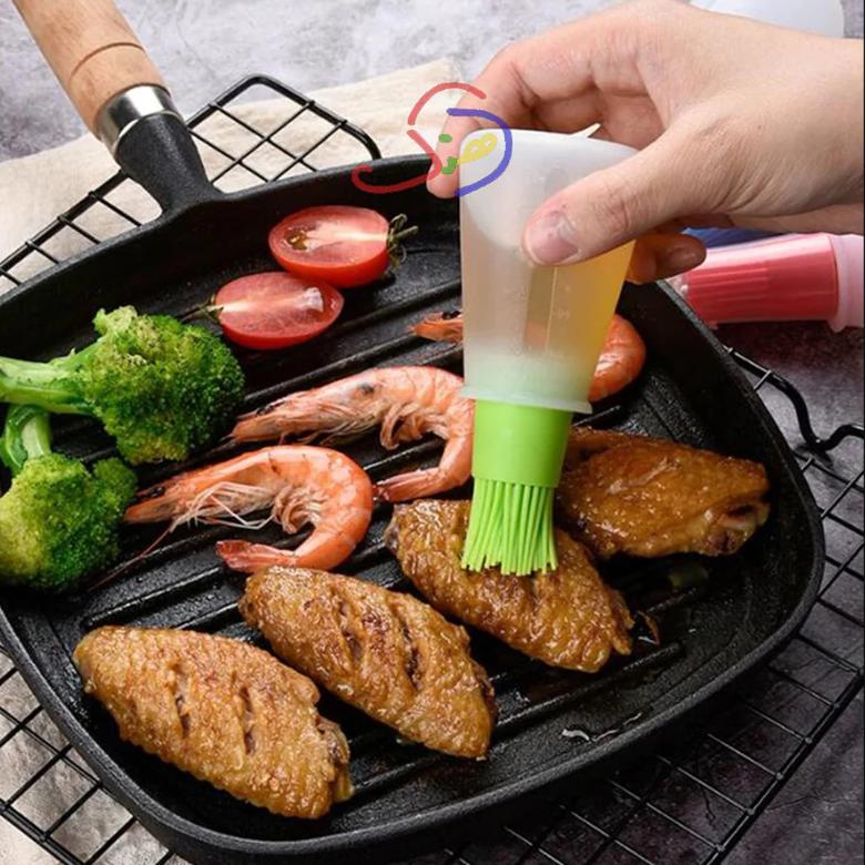 Silicone Oil Brush Bottle