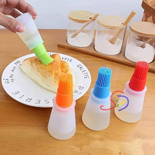 Silicone Oil Brush Bottle